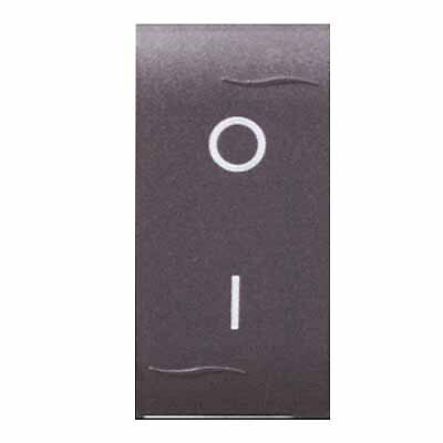 Frutto Comfort Interruttore Bipolare Antracite