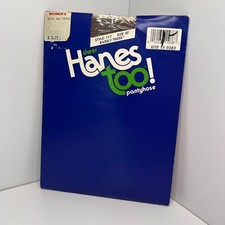 Vintage Hanes too pantyhose "Barely There" Style:117 Size: EF