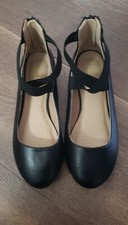 Dream Pairs Girl's Black Ballet Style Shoes Size 6.5