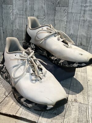GFOREホワイトポロシャツ PRAY FOR BIRDIES G/FORE G4 Pray For Birdies White Shoes Mens Sz 12 On The