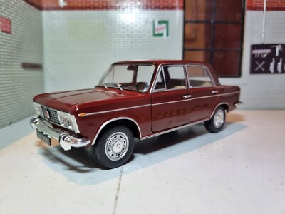 Fiat 125 Special rot 1968 G LGB Maßstab 1:24 detailliert Diecast Modellauto Whitebox