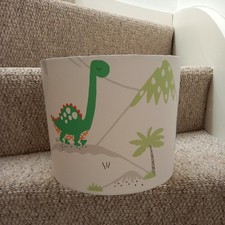 Dinosaur Lampshade Ceiling Light Shade Bedroom Nursery Dino Town Multi Train