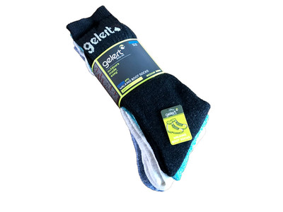 GELERT 4ER-PACK HERREN WANDERSTIEFELSOCKEN MEDIUM UK: 12 + WANDERN WALKING ETC GEMISCHT