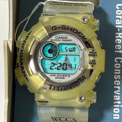 Casio G-SHOCK Frogman WCCS DW-8201WC-8T Wristwatch Clear Titanium