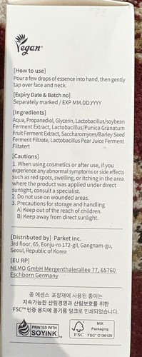 MIXSOON Bean Essence Serum 50 Ml Gentle Exfoliating & Moisturizing K-Beauty - Picture 2 of 4
