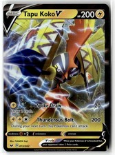 Pokemon Tapu Koko V Holofoil SWSH01: Sword & Shield Bas... [SWSH01 - 072/202] NM