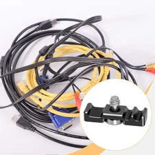 Camera Cable Clamp 1/4inch Screw Universal Compact Cable Block Clip Mounting