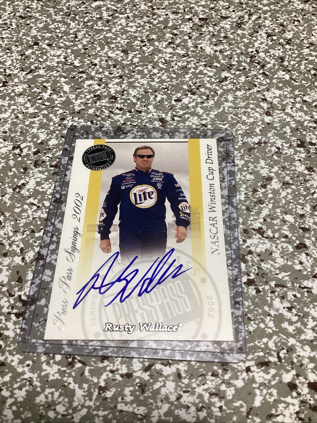2002 Press Pass - Signings Rusty Wallace (AU)