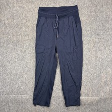 Lululemon Dance Studio Mid Rise Cropped Pants Women's 4 Yoga Train Blue LW6AVQS