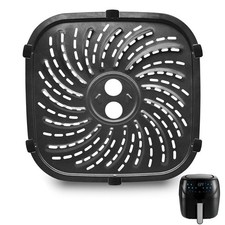 GWY Air Fryer Accessories for 9.45''x9.45'' Pan For PowerXL 8QT, Black