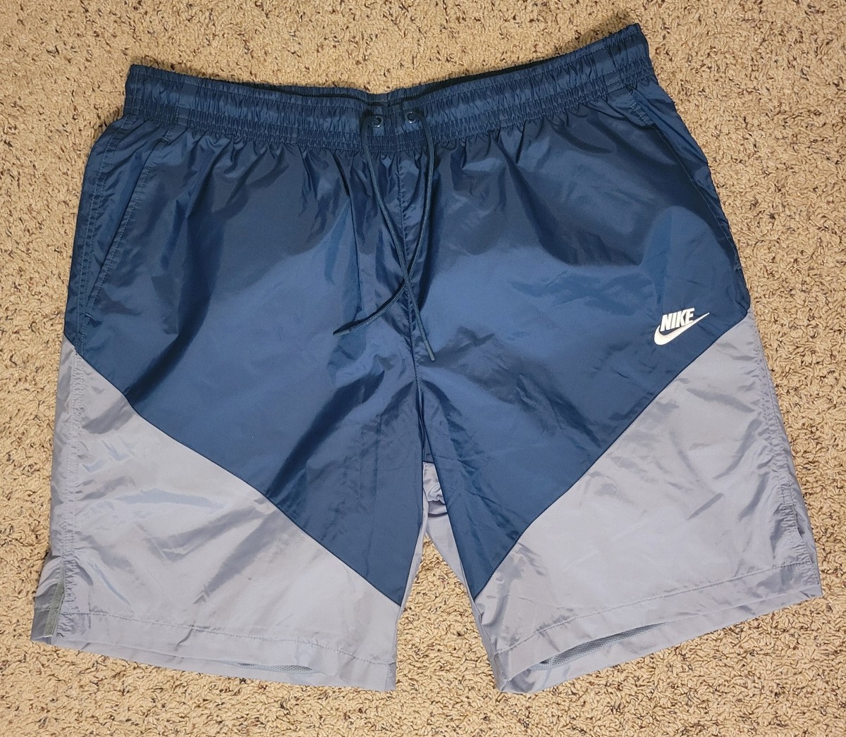 Nike Sportswear Windrunner Nylon Gym Track Shorts Mens XXL Teal 