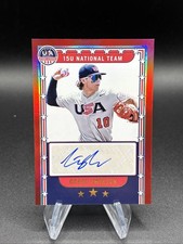 2024 Panini Stars and Stripes - 15u National Team Signatures Grady Emerson...