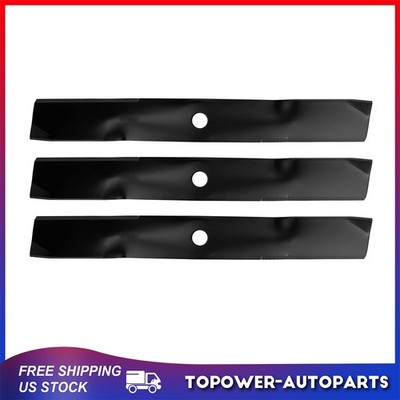 3 Mower Blades for John Deere GT225 GT235 GT245 GX255 GX325 GX335