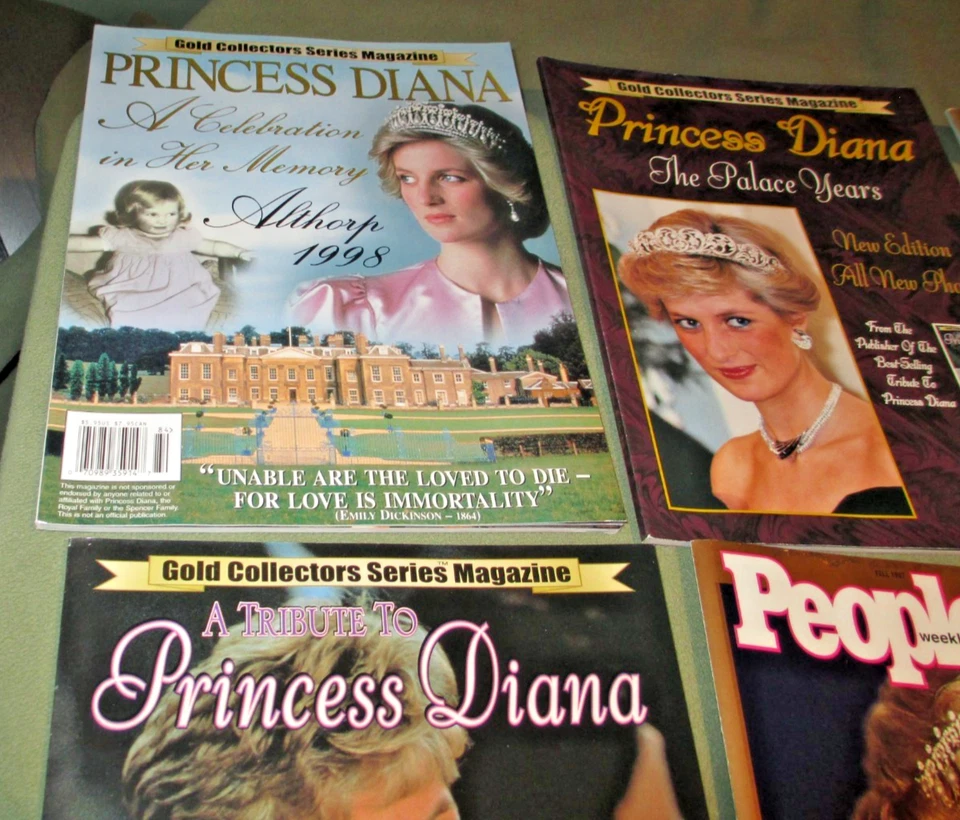 Princess Di Of Wales / Lady Diana / Vintage Royalty Magazines  / Lot of 7 - Image 3 of 4