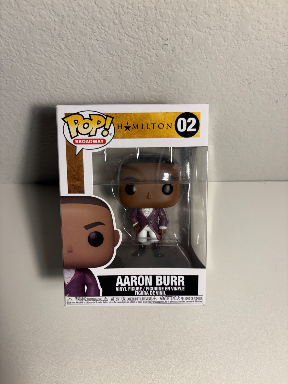 Funko Pop! Broadway: Hamilton - Aaron Burr Figure #02 W/Box Protector