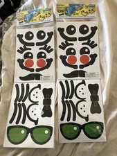 4 Packs Fun TRUNKI Make Your Own Faces Luggage Stickers MELISSA  DOUG NIP