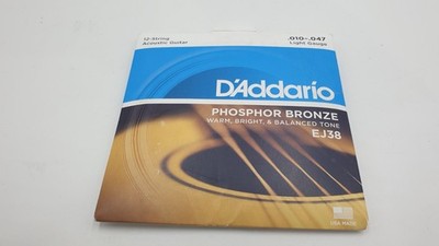 D'Addario Phosphor Bronze Saitensatz für Akustikgitarre EJ38