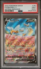 2022 Pokemon Astral Radiance Beedrill PSA 9 OC Off Center Mint 161