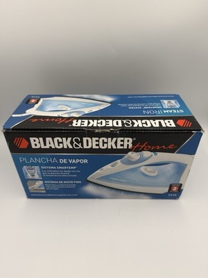 Black & Decker Home Steam Iron Smartemp System F210 NOS