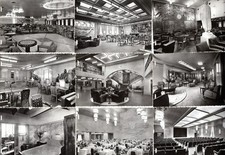 20 Photocard Views of ILE DE FRANCE Interiors - All 3 Classes - From 1950s