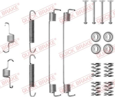 ZubehÖRsatz Bremsbacken Hinten Quick Brake 105 0819 FÜR Dacia Lancia Renault-image