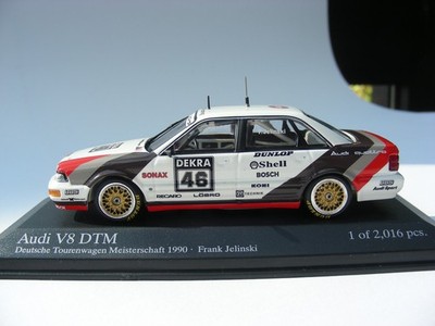 AUDI V8 - DTM 1990 - FRANK JELINSKI - 1:43 MINICHAMPS - PMA
