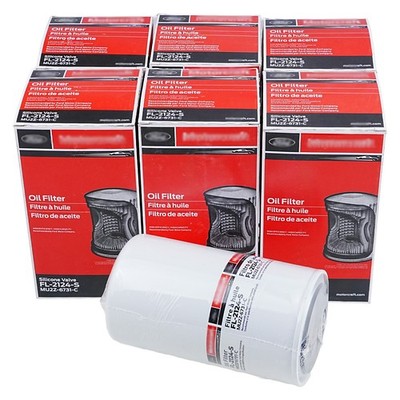 Pack of 6 Oil Filter FL-2051S/2124S For Ford Powerstroke Diesel 6.7L