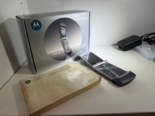 Motorola Razr V3c Grey Vintage Flip Cell Phone Complete W/ Box