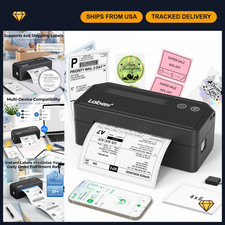 Wireless Bluetooth Thermal Shipping Label Printer - 4x6 Label Maker, Fast  Effi