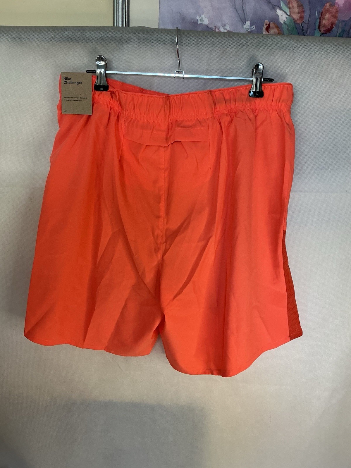 Nike Challenger Unisex Mens Ladies Gym Shorts Running Bnwt Size Medium Orange image 2