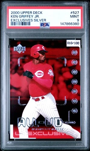 2000 Upper Deck #527 Ken Griffey Jr. Exclusives Silver /100 PSA 9 MINT