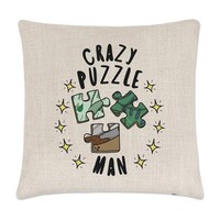 VerrüCkte Puzzle Mann Stars Kissenbezug Lustig Puzzle Spiele Puzzler Dad