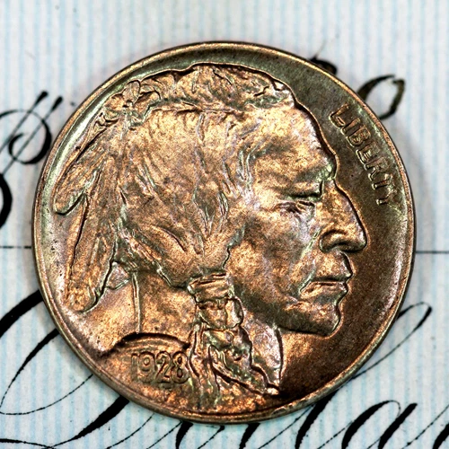 * 1928-D * PRISTINE++ GEM BU MS BUFFALO NICKEL * FROM ORIGINAL COLLECTION