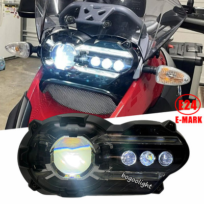 LED Scheinwerfer für BMW R1200GS 2004-2012 R1200GS ADV 2005-2013 mit E-Geprüft