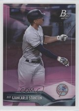 2021 Bowman Platinum Pink 49/199 Giancarlo Stanton #6 09fc