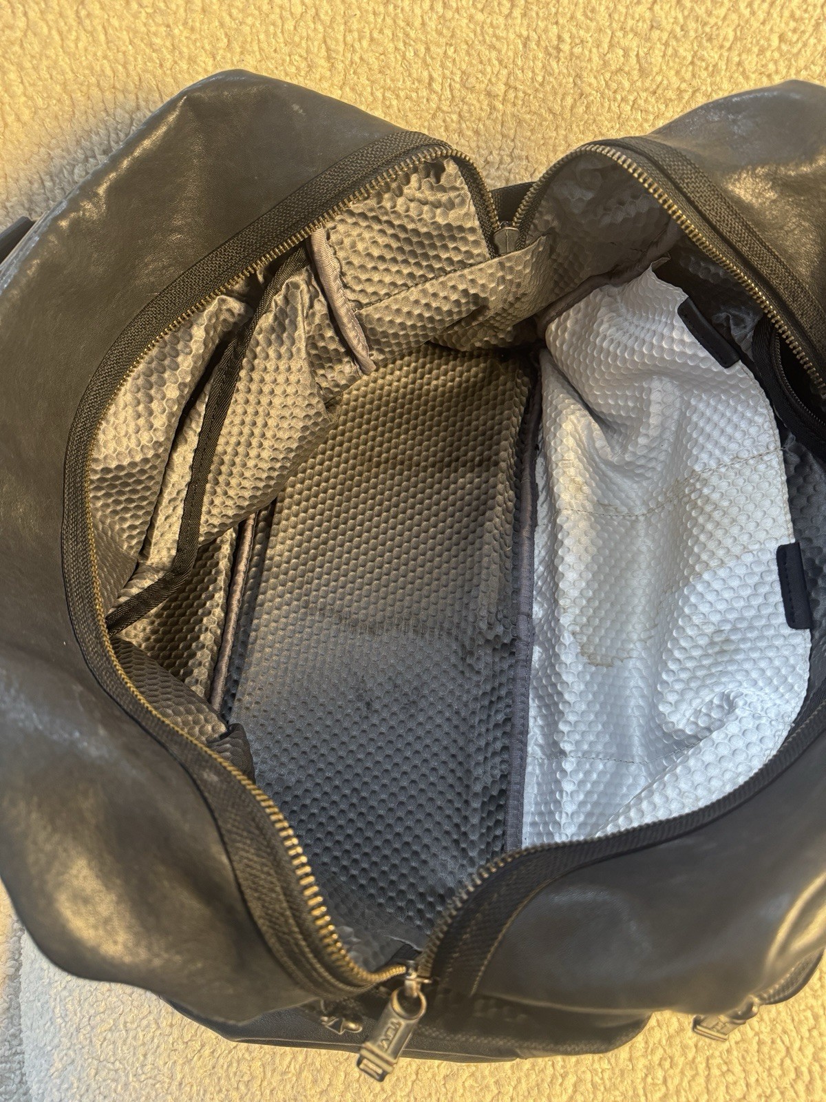 Tumi “Everett” Essential Tote – Black Distressed … - image 6