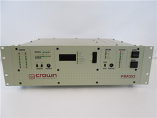 Crown Broadcast FM30T 30W Low Power FM Radio Transmitter Amplifier Tested