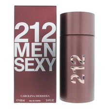 Carolina Herrera 212 Sexy Men Eau de Toilette 100ml Spray For Him - Damaged Box