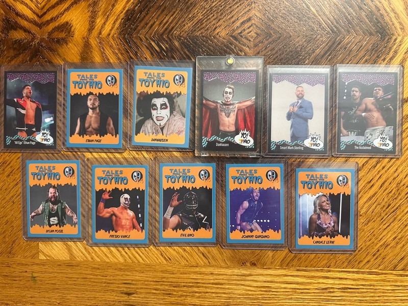 Danhausen Rookie + Toyhio Promo Card Lot Rare /100 Wrestling 11 Cards Set