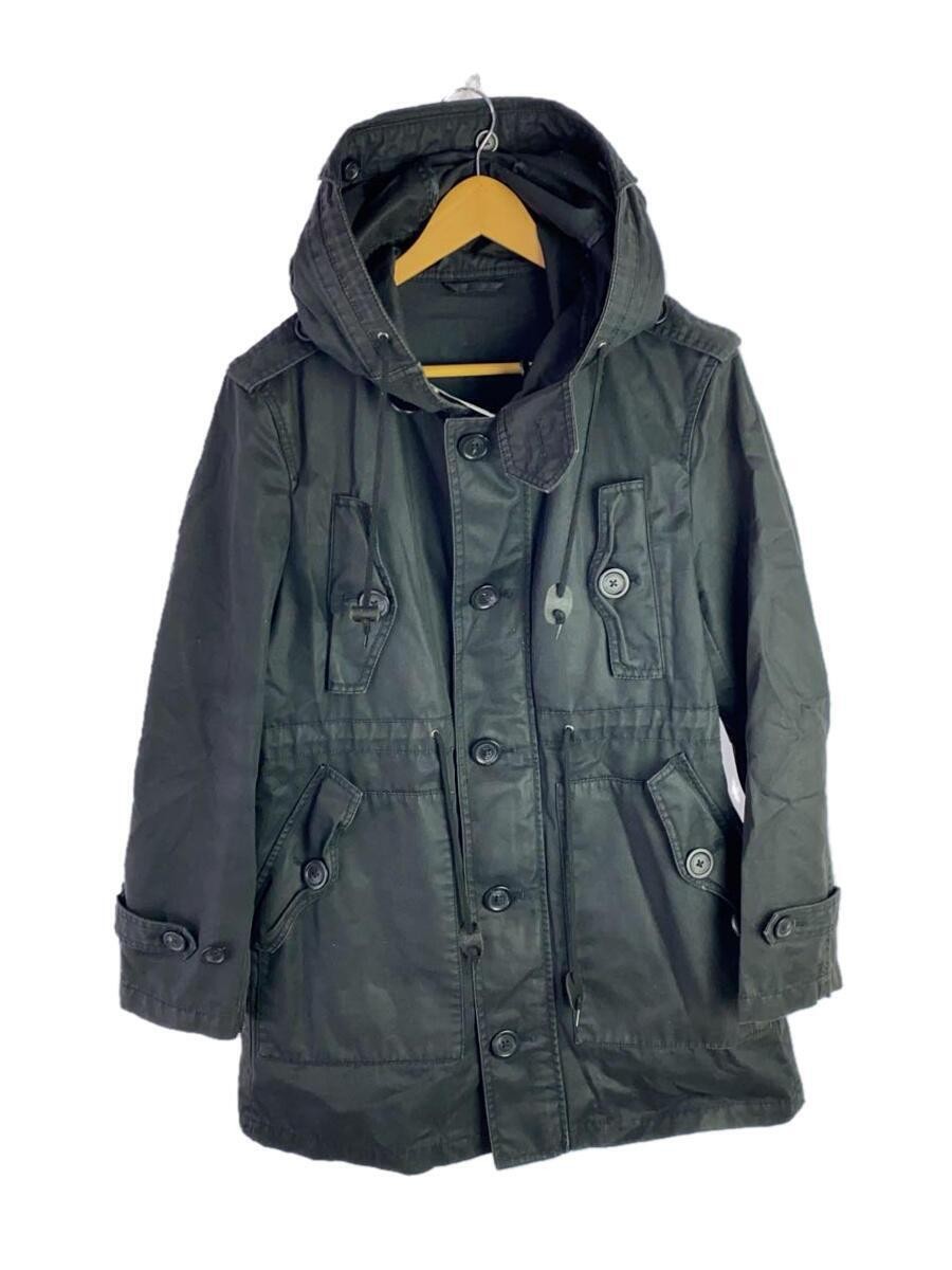 Burberry Black Label Mens Black Cotton Coat Size M Bmp27-326-09 EG ZIA