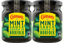 Colman's Mint Sauce 165g x2 – Classic British Mint Condiment for Roasts, Salads