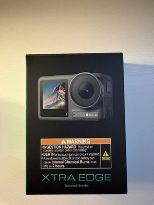 XTRA EDGE Series Action Camera Standard Bundle, Black - Model XTRA EDGE