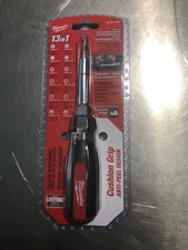 milwaukee 13 in 1 screwdriver with Schrader bit 