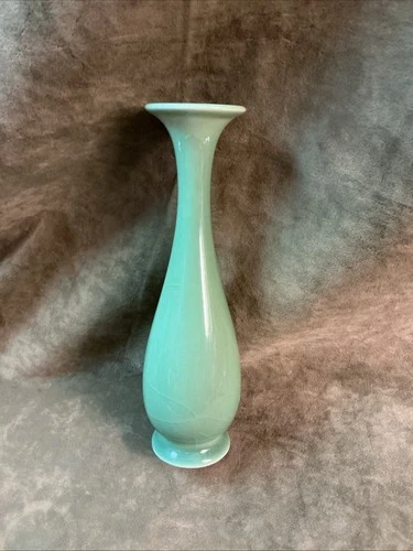 1958 Rookwood Art Pottery Celadon Glaze Green Bud Vase Mid Century