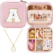 Travel Jewelry Case for Women Girls Daughter Birthday Gift from Mom Dad Jewel...