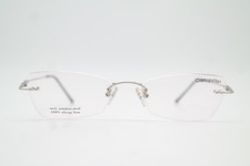 Vintage Eyeglasses Cosmopolitan By ALPINA Minneapolis Silver Red Rimless
