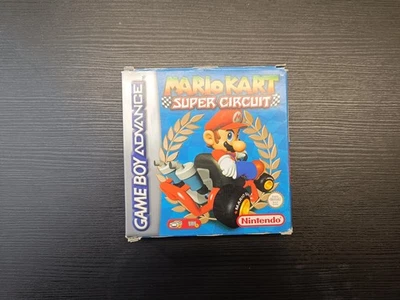 Mario Kart Super Circuit Nintendo Game Boy Advance Sans Notice PAL GameBoy - Photo 1/4
