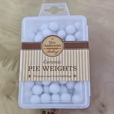 Mrs. Andersons By Harold Import White Ceramic Baking Pie Weights