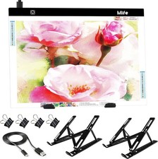 Mlife A2 LED Light Pad for Diamond Painting Kits, Art white