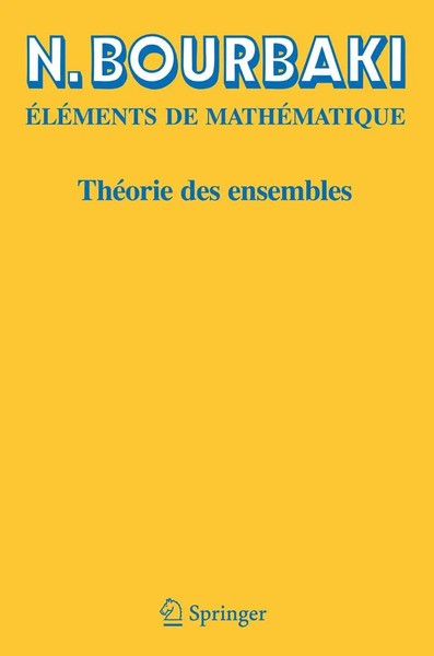 ThéOrie Des Ensembles | ÉLéMents De MathéMatique | N. Bourbaki | FranzöSisch-image